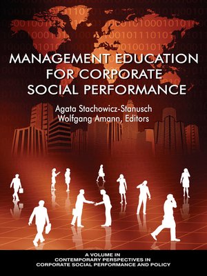 cover image of Management Education for Corporate Social Performance